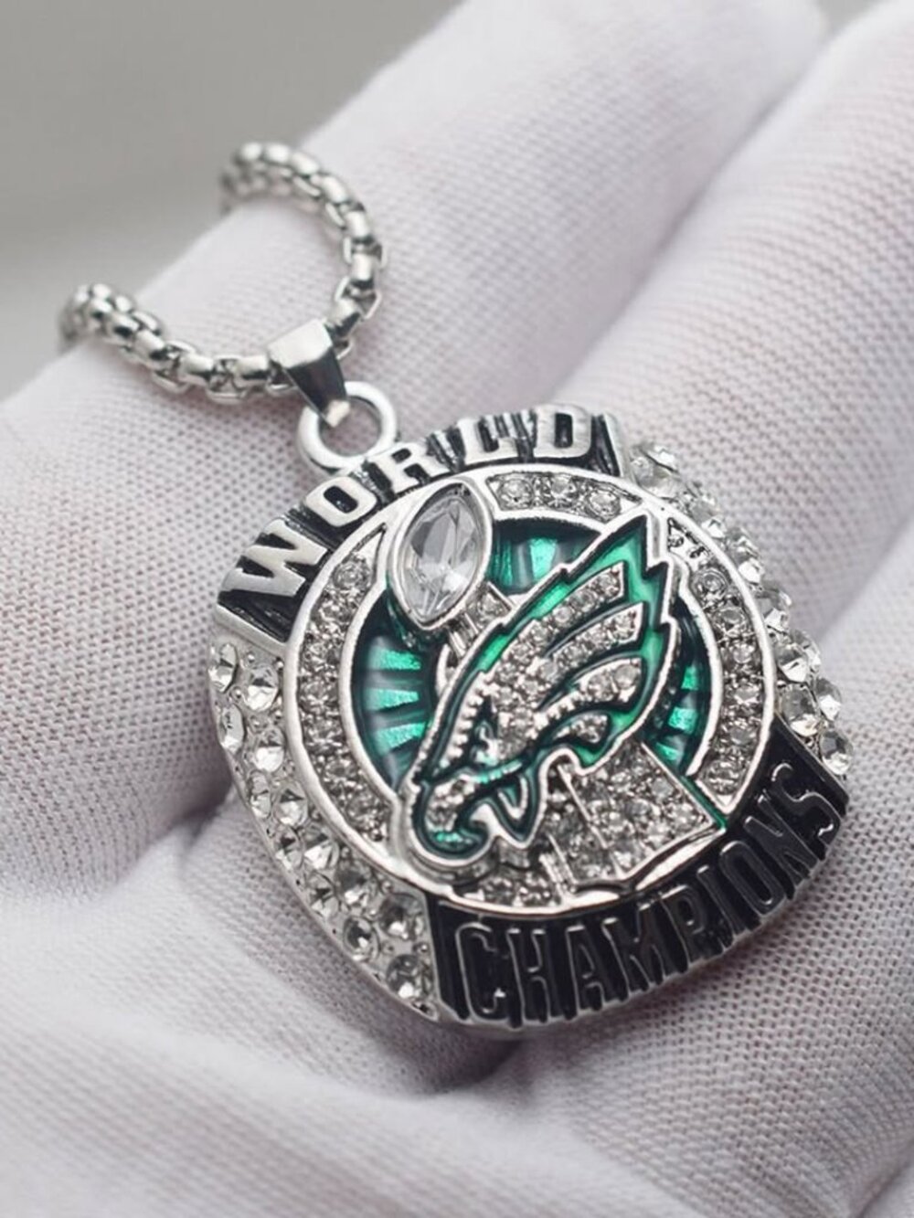 Philadelphia Eagles Necklace - 2025 Super Bowl Champs - Christmas Gifts